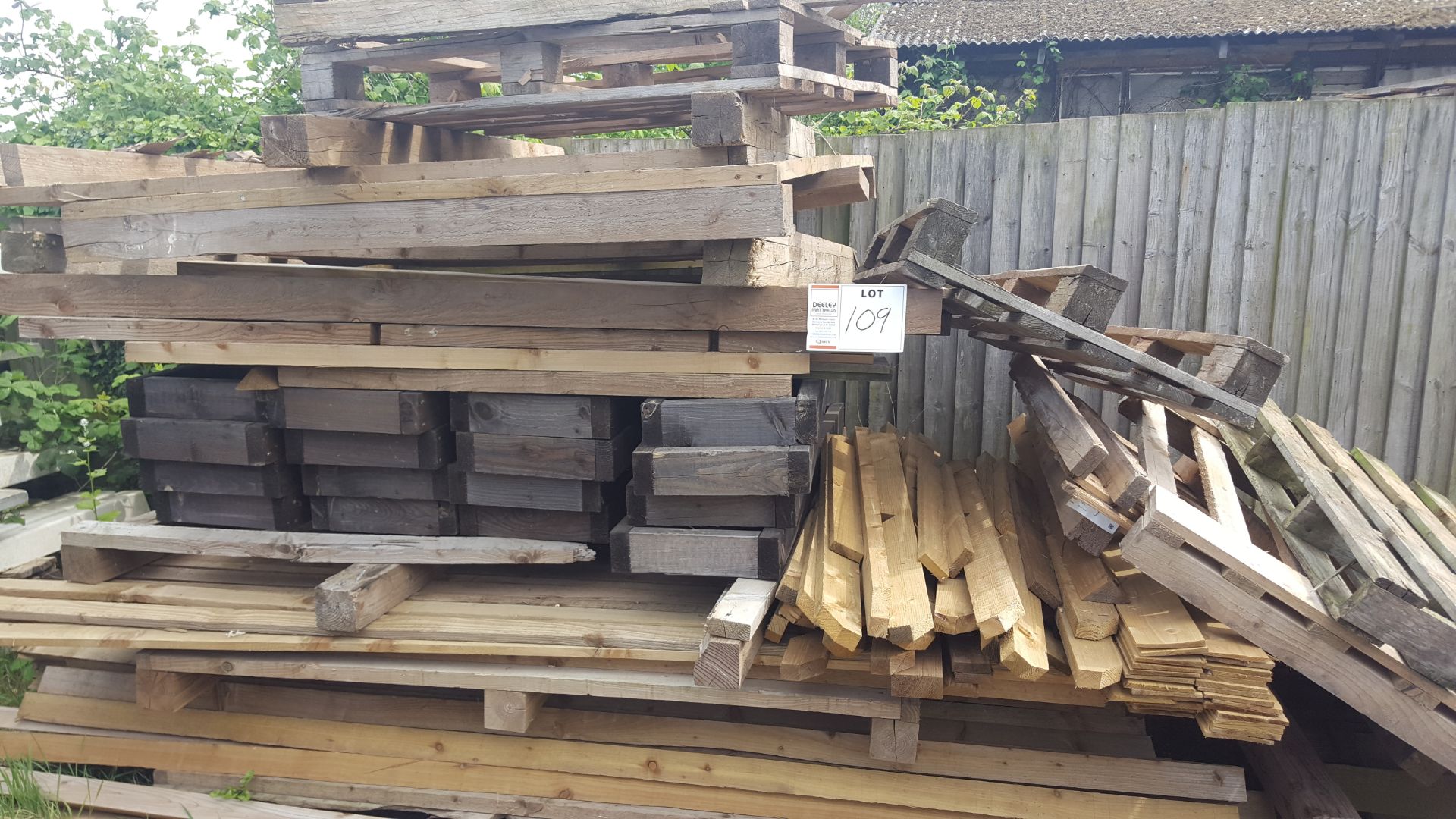 TIMBER POSTS (including notched), GRAVEL BOARD, CLOSE BOARDING, RAILS, etc