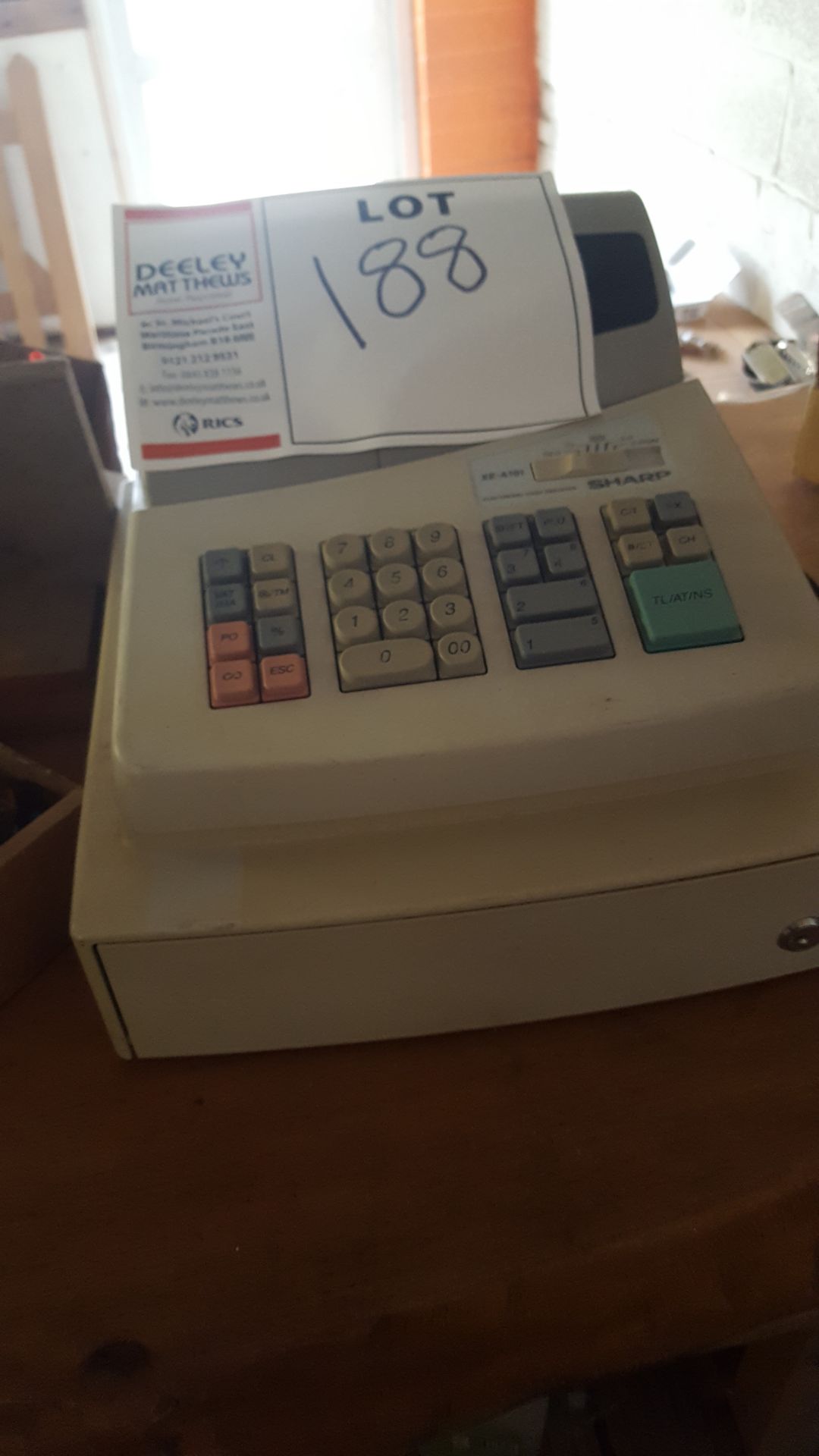 Sharp electric CASH REGISTER