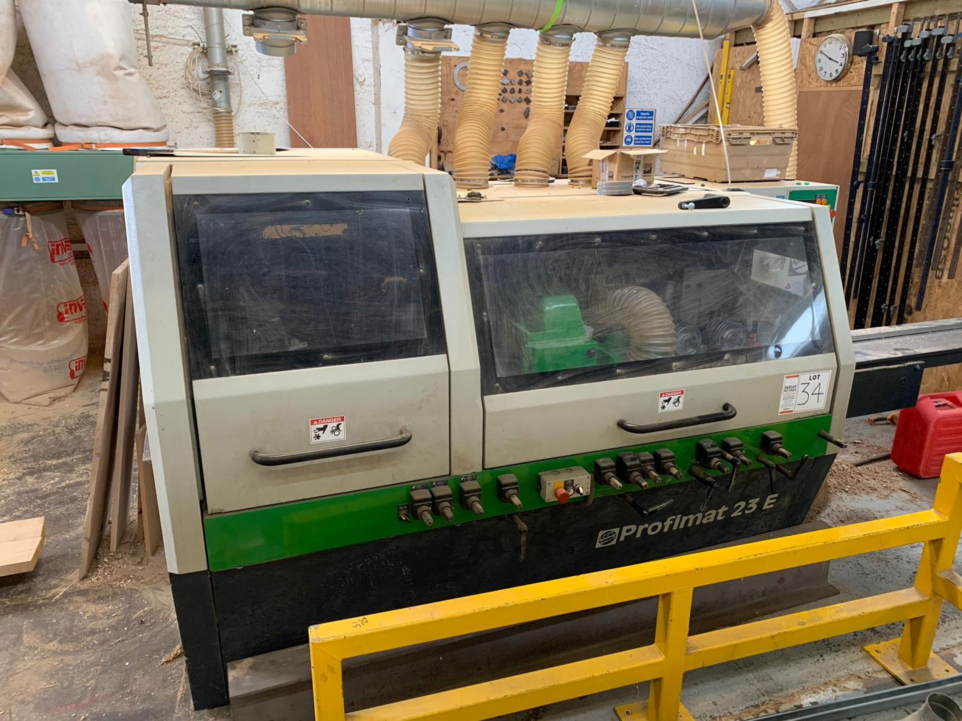 1997 Weinig Profimat 23E Manatactar 6 head MOULDER, serial no 226-60706 including over £500