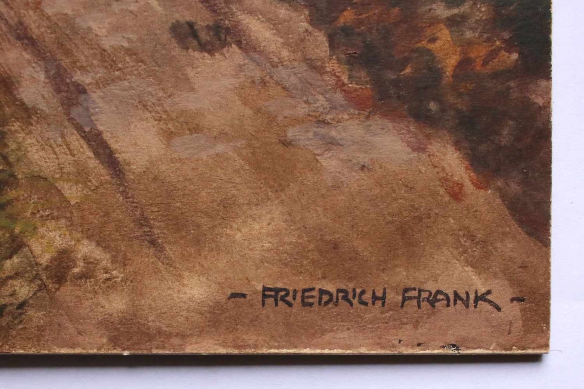 Friedrich Frank(1871 - 1945)Weinkeller in MittenweidaAquarell auf PapierSigniert33 x 24,5 cm - Bild 2 aus 2