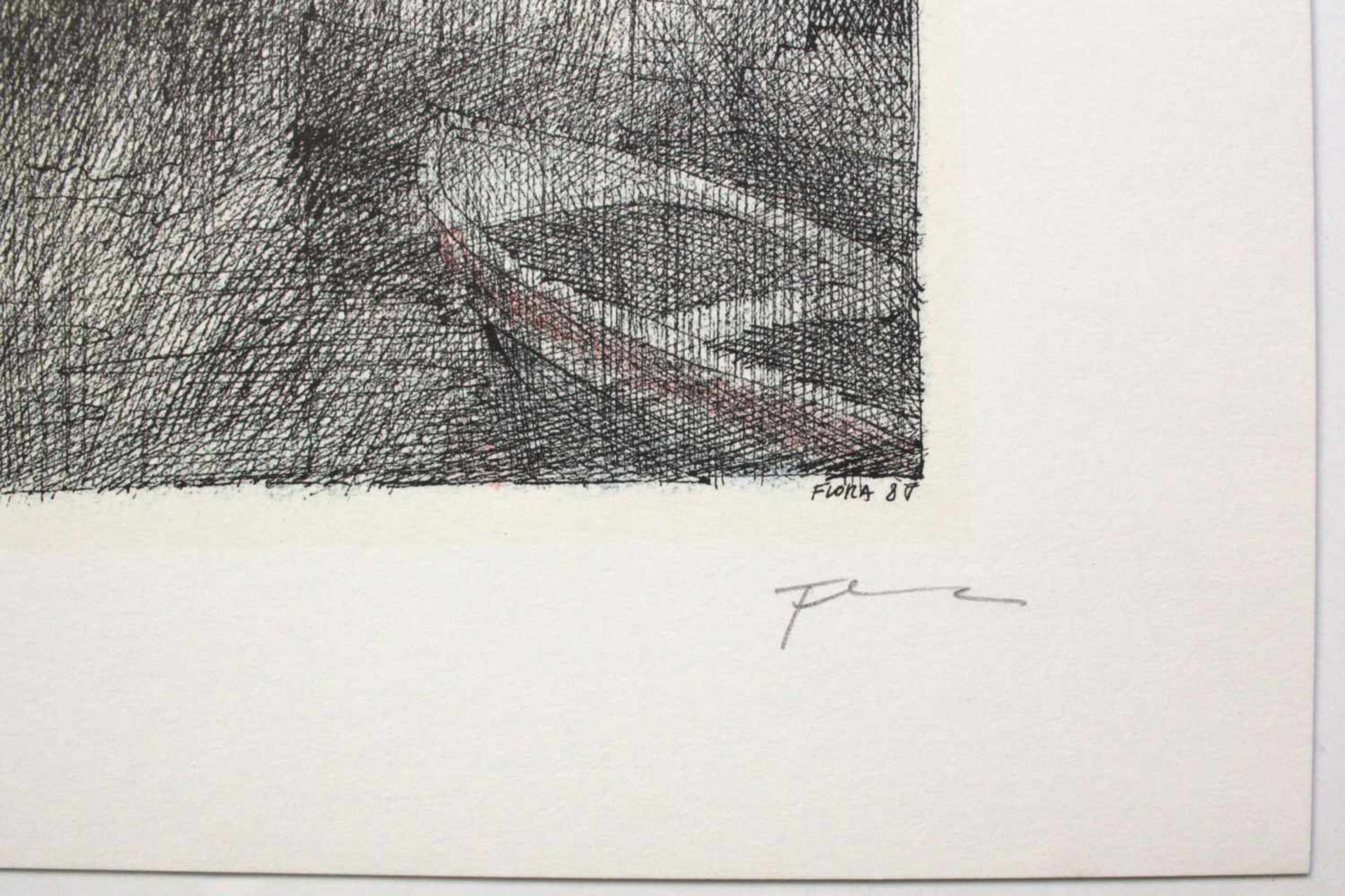 Paul Flora(1926 - 2009)"Mappe 'Serenissima' "1987/8812 Radierungen aus VenedigSigniert, Ed. 1844/ - Bild 7 aus 15