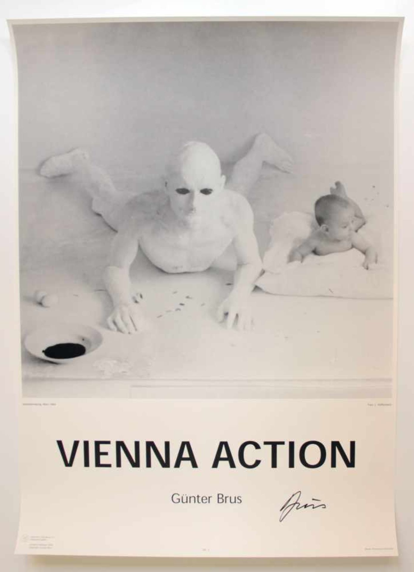 Günter Brus(geb. 1938)"Vienna Action"1999Plakatdruck12 Plakate nach Fotografien von L. - Bild 6 aus 12