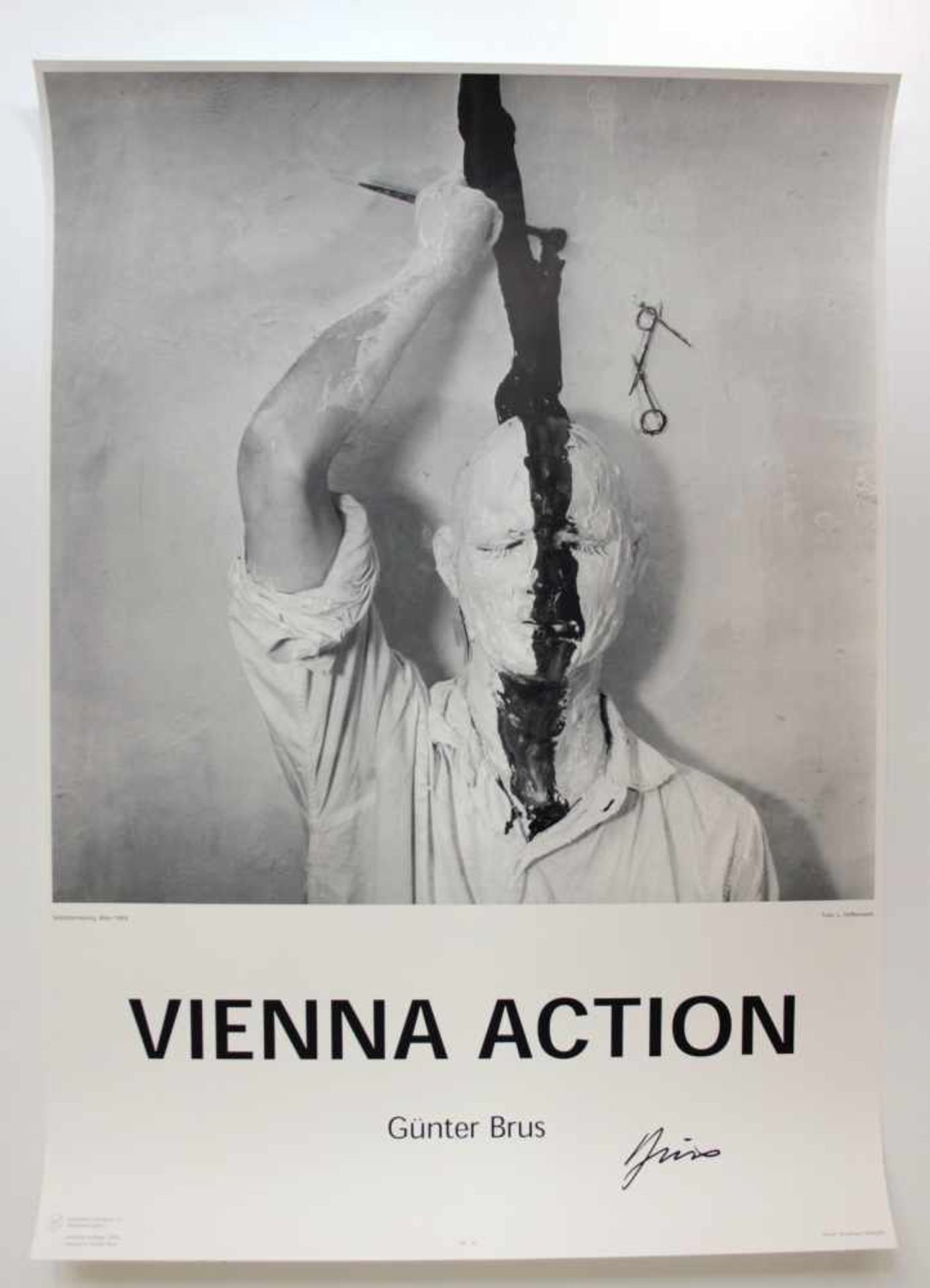 Günter Brus(geb. 1938)"Vienna Action"1999Plakatdruck12 Plakate nach Fotografien von L. - Bild 4 aus 12