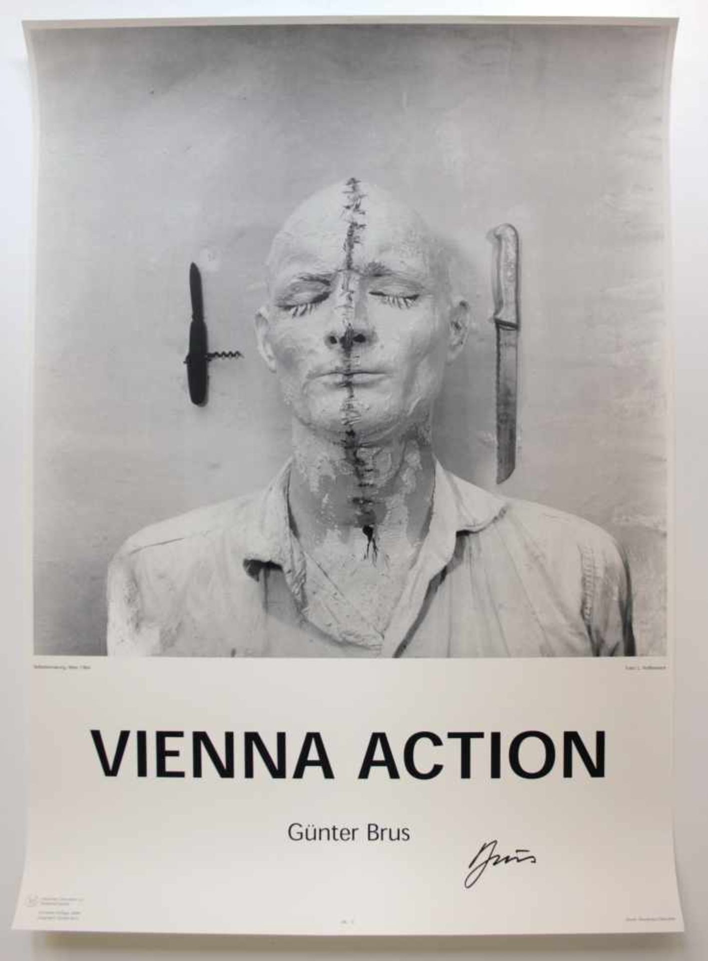 Günter Brus(geb. 1938)"Vienna Action"1999Plakatdruck12 Plakate nach Fotografien von L. - Bild 2 aus 12