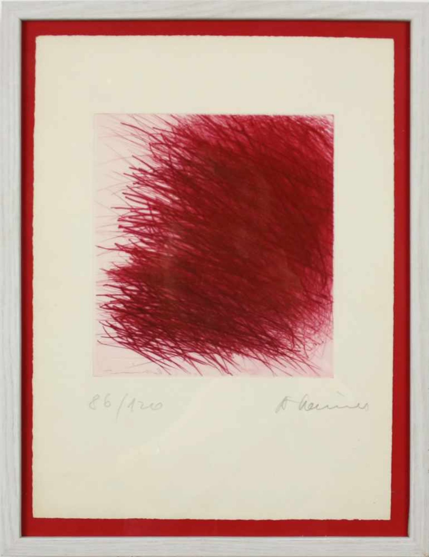 Arnulf Rainer(geb. 1929)"Ohne Titel"Farbradierung auf PapierSigniert und nummeriert 86/120, - Bild 2 aus 3