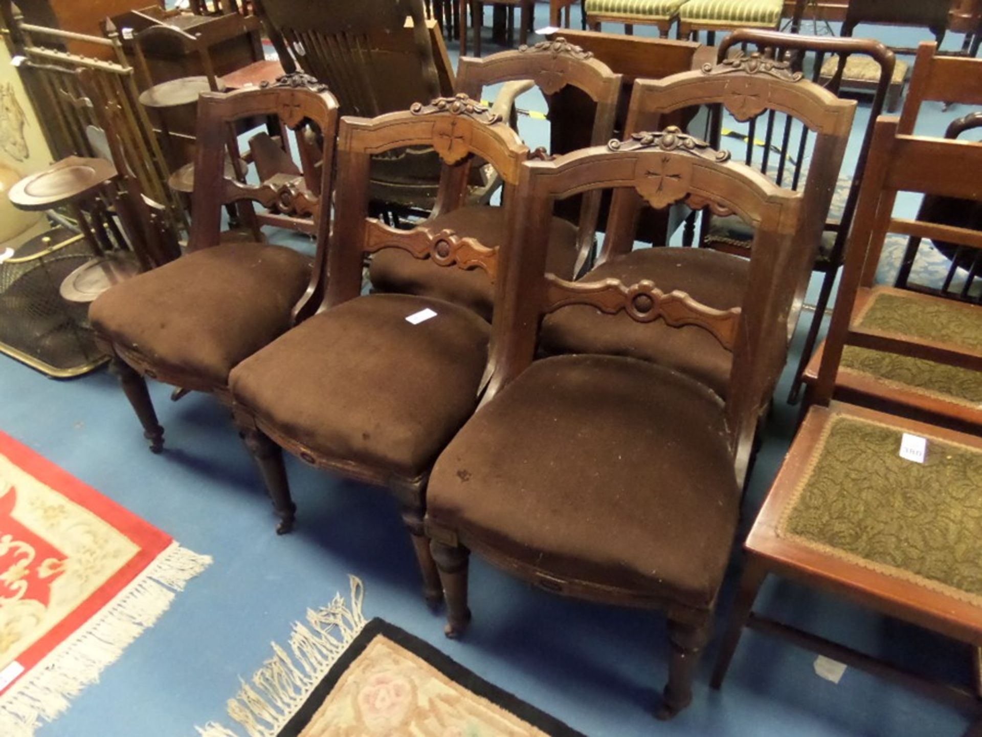 5 GEORGIAN CHAIRS