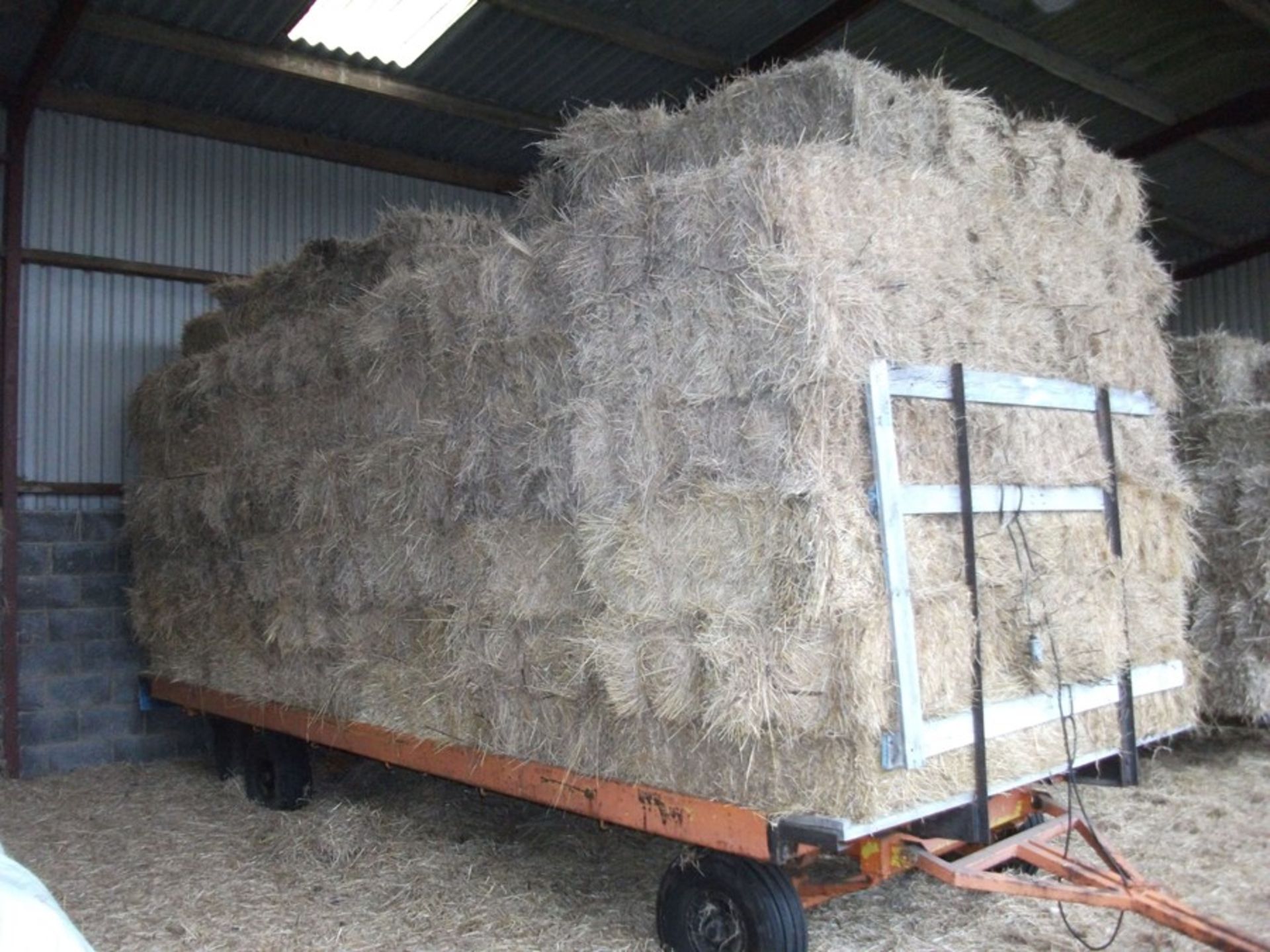 Flat bed Straw Trailer 4 Wheel 18ft (TRAILER ONLY)