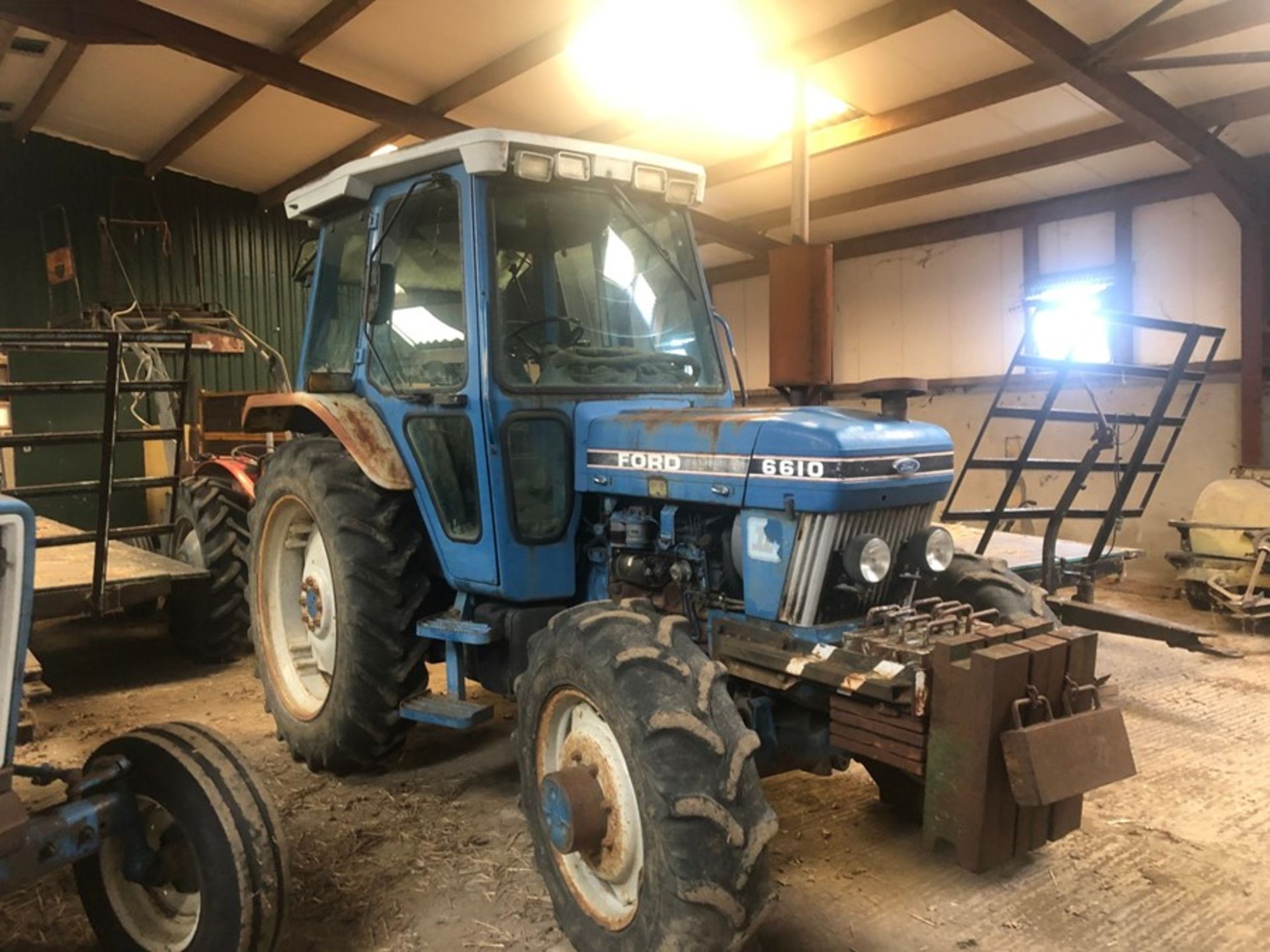 Ford 6610 4wd Tractor Reg No C273 AEX (HOURS 3063) (RUNNING WELL) - Image 4 of 11