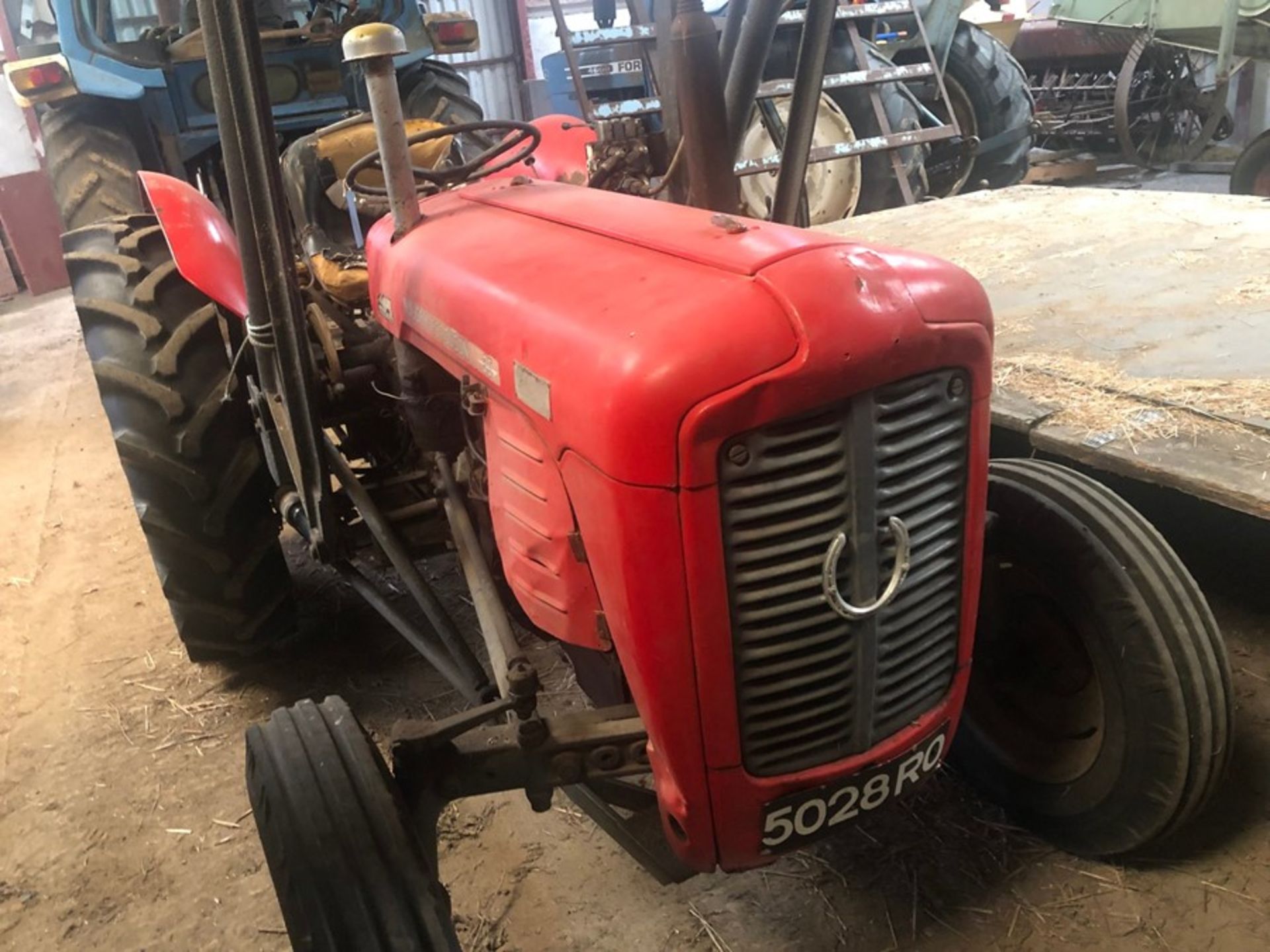 Massey 35 2WD Tractor with Bale lifter Reg No 5028 RO (HOURS 4098) (RUNNING WELL) - Bild 5 aus 9