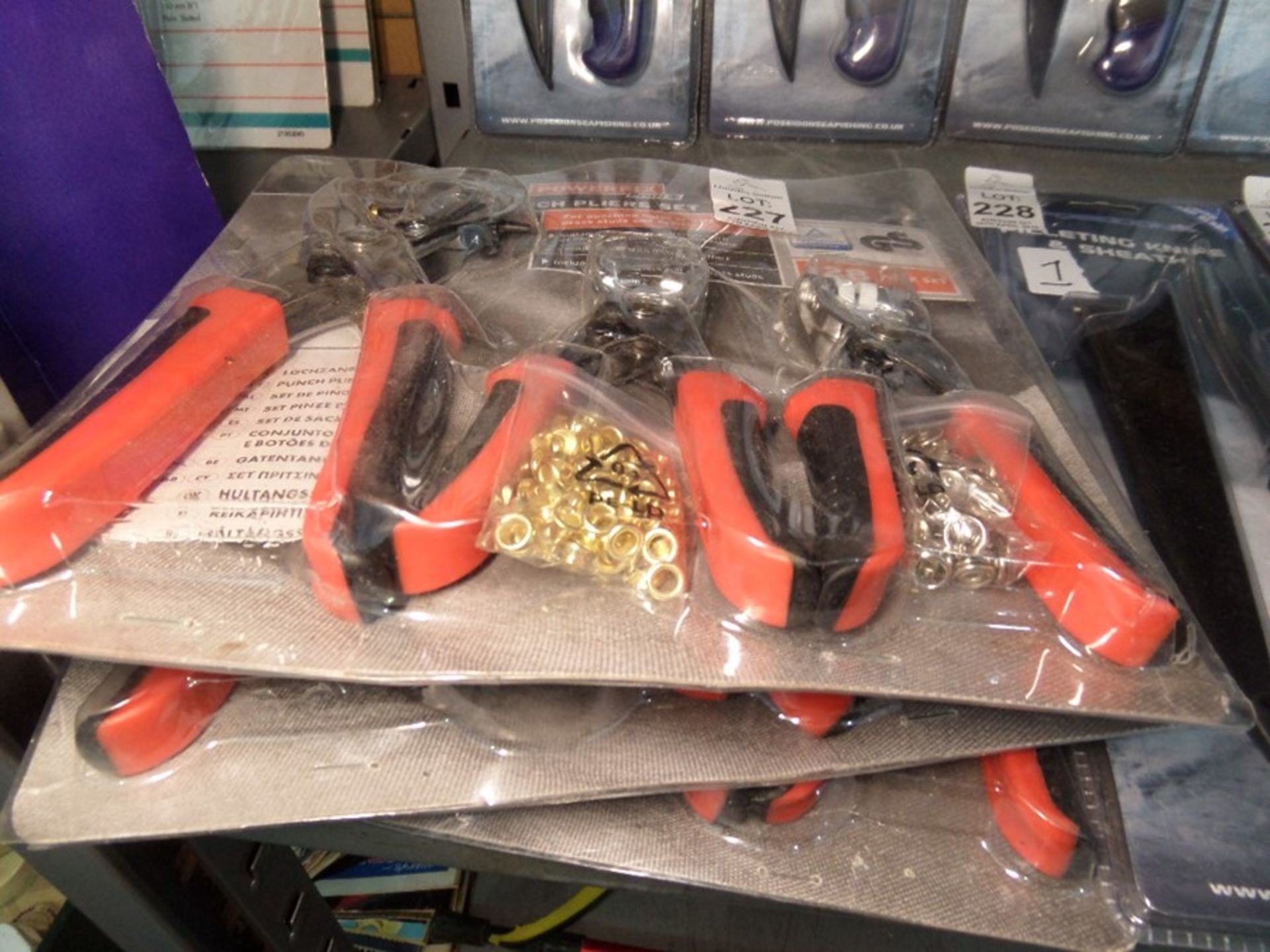 3 PACKS OF NEW PUNCH PLIERS