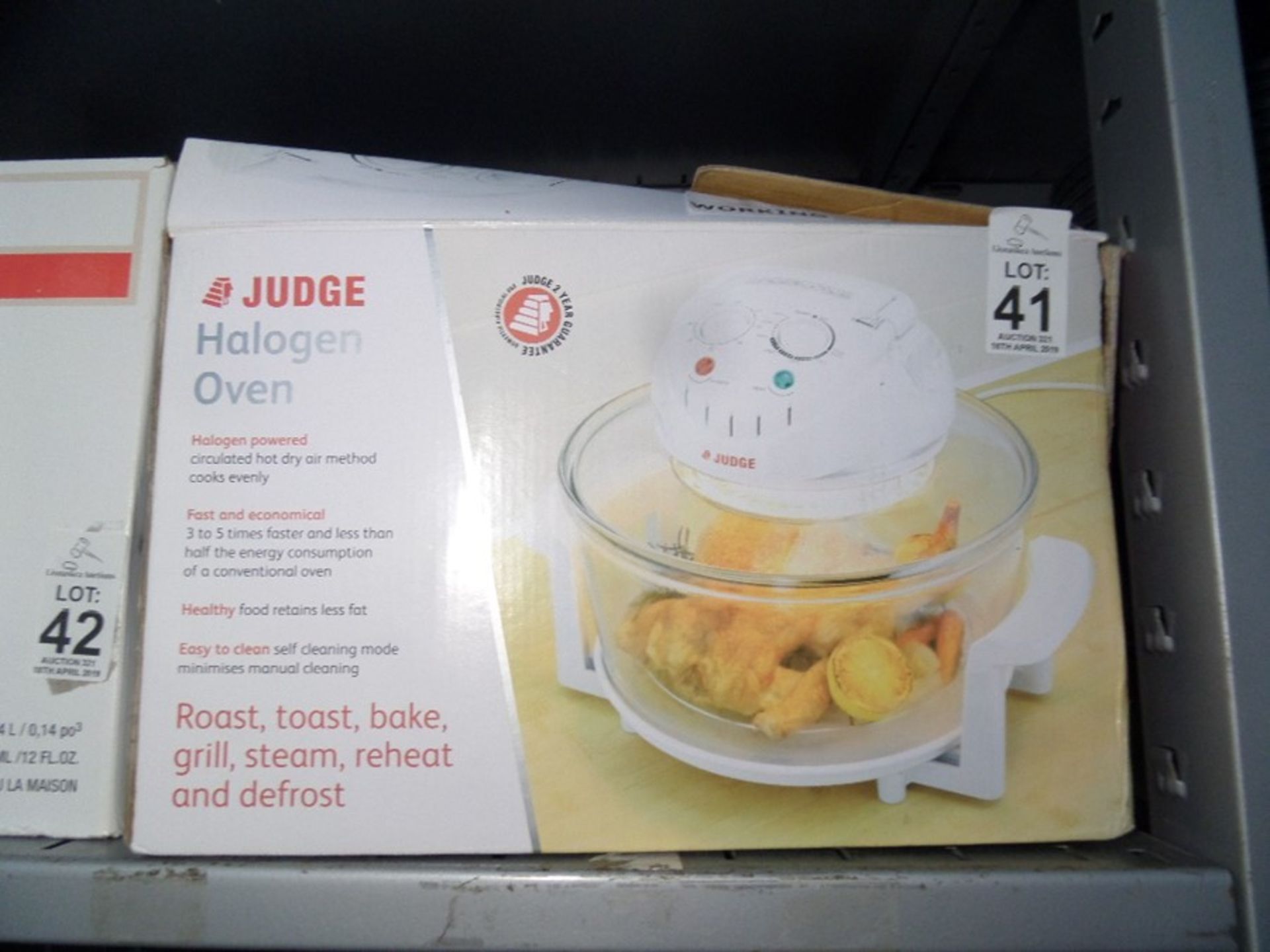 BOXED HALOGEN OVEN