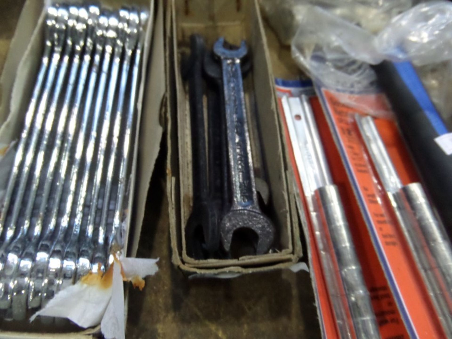 BOX OF NEW SPANNERS