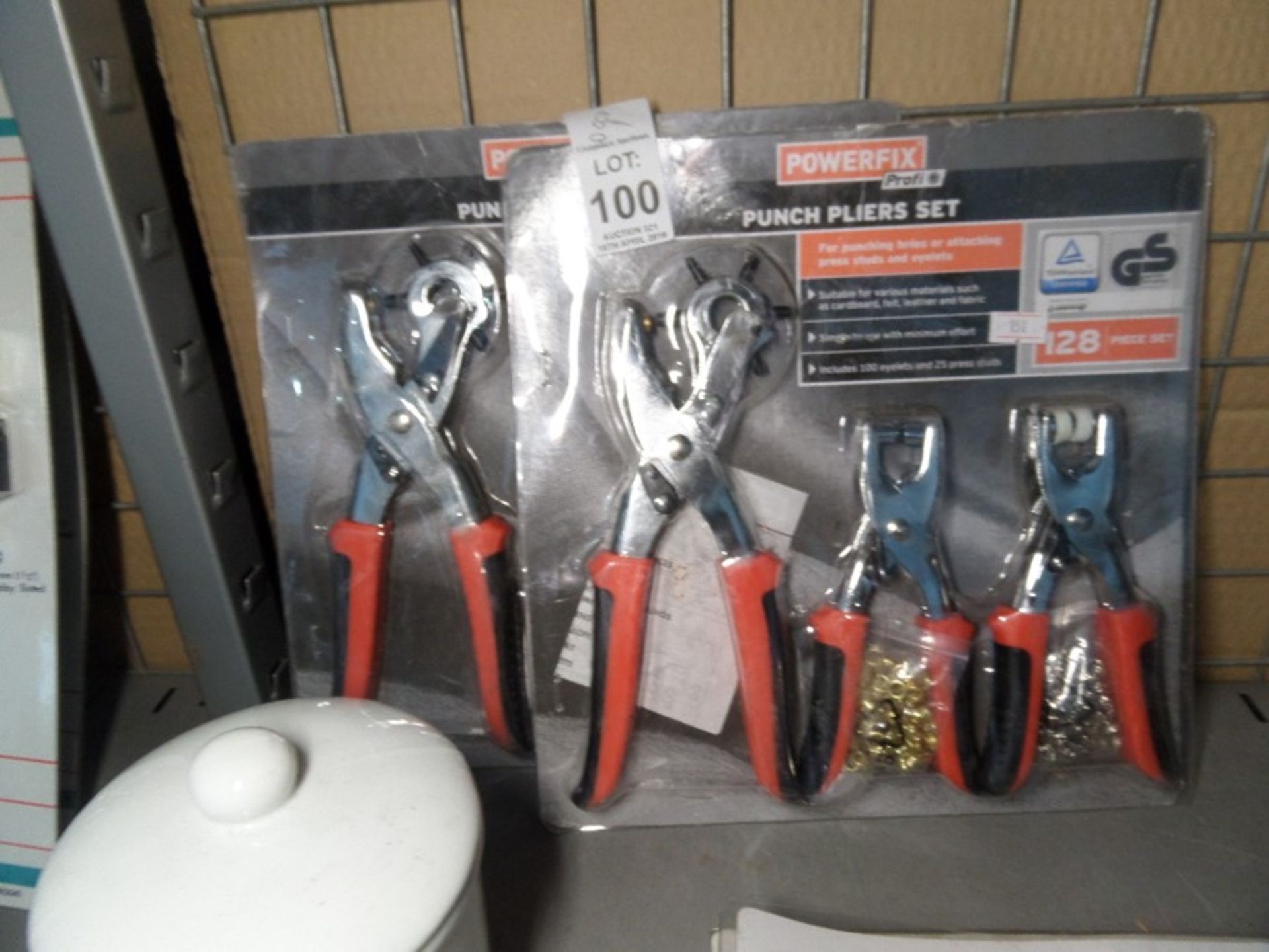 2 NEW PACKS OF PUNCH PLIERS