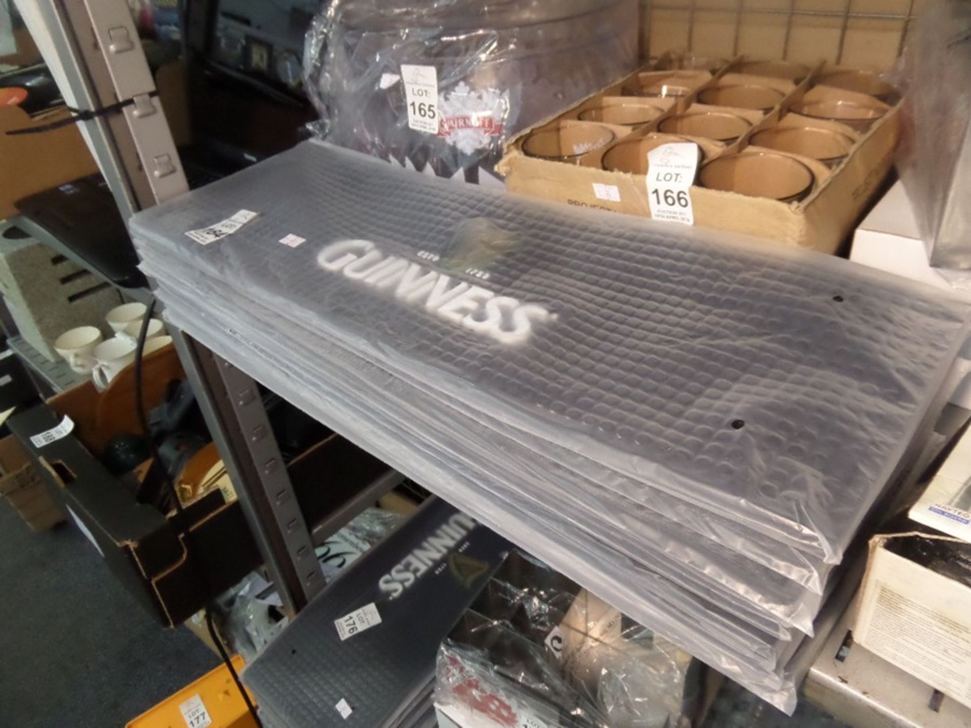 LOT OF NEW GUINNESS RUBBER BAR MATS