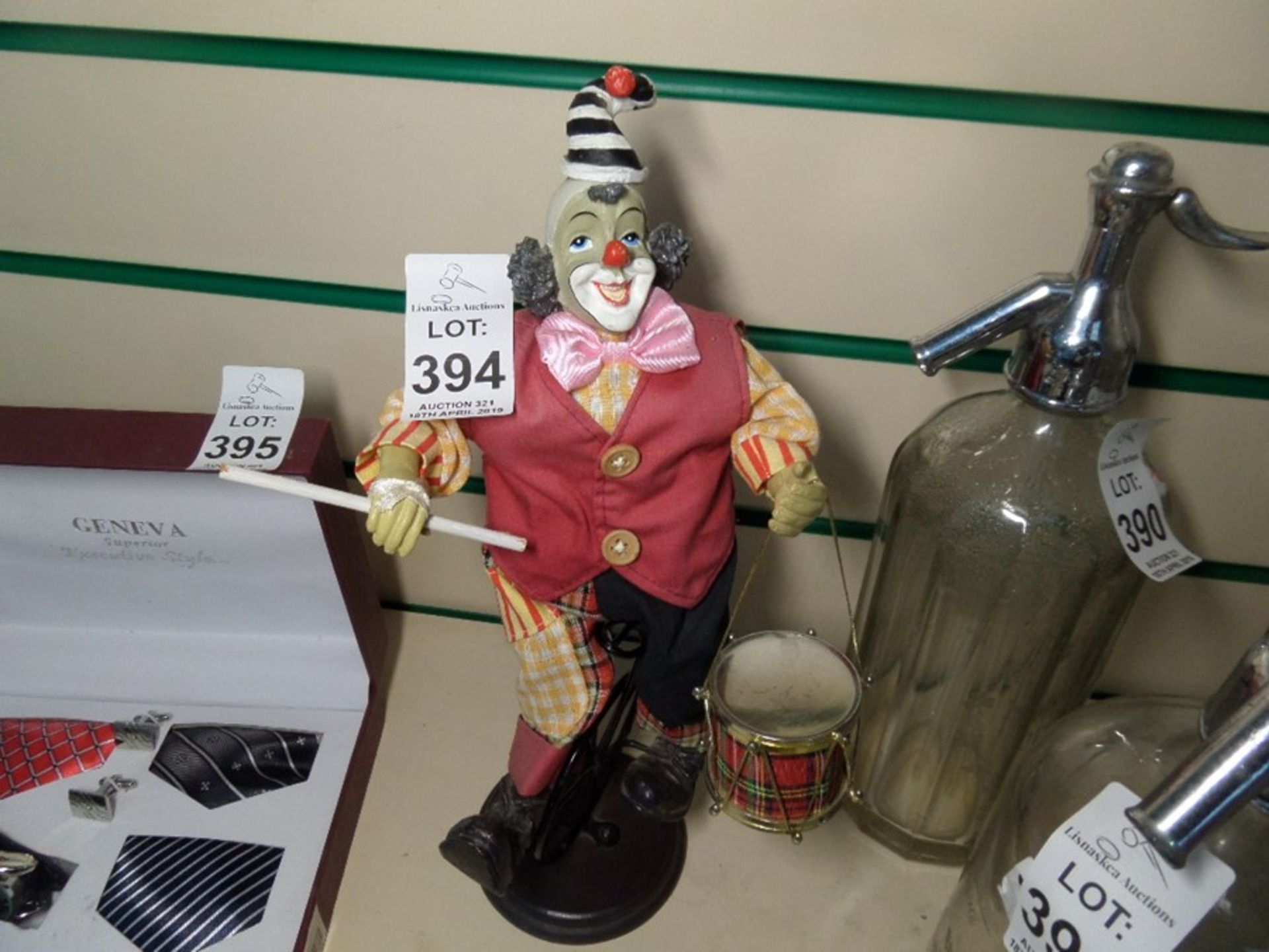 WIND UP CLOWN ORNAMENT