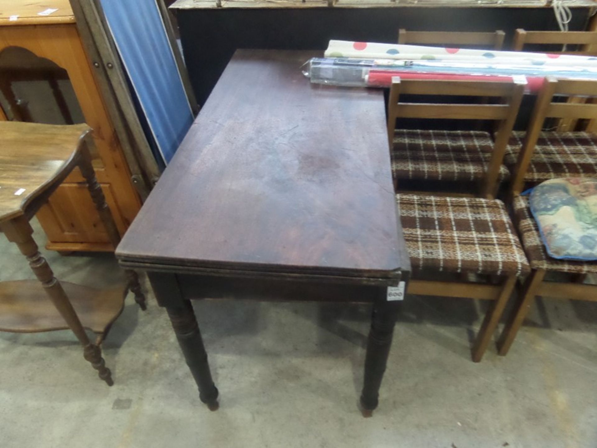 ANTIQUE TURNOVER TABLE