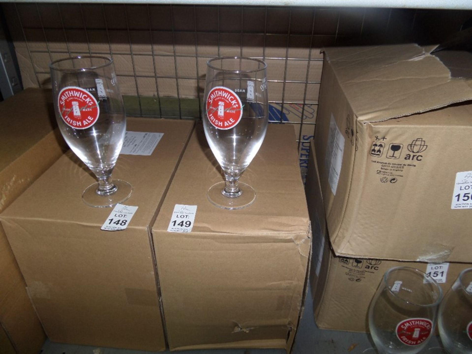 BOX OF 12 NEW SMITHWICKS GLASSES