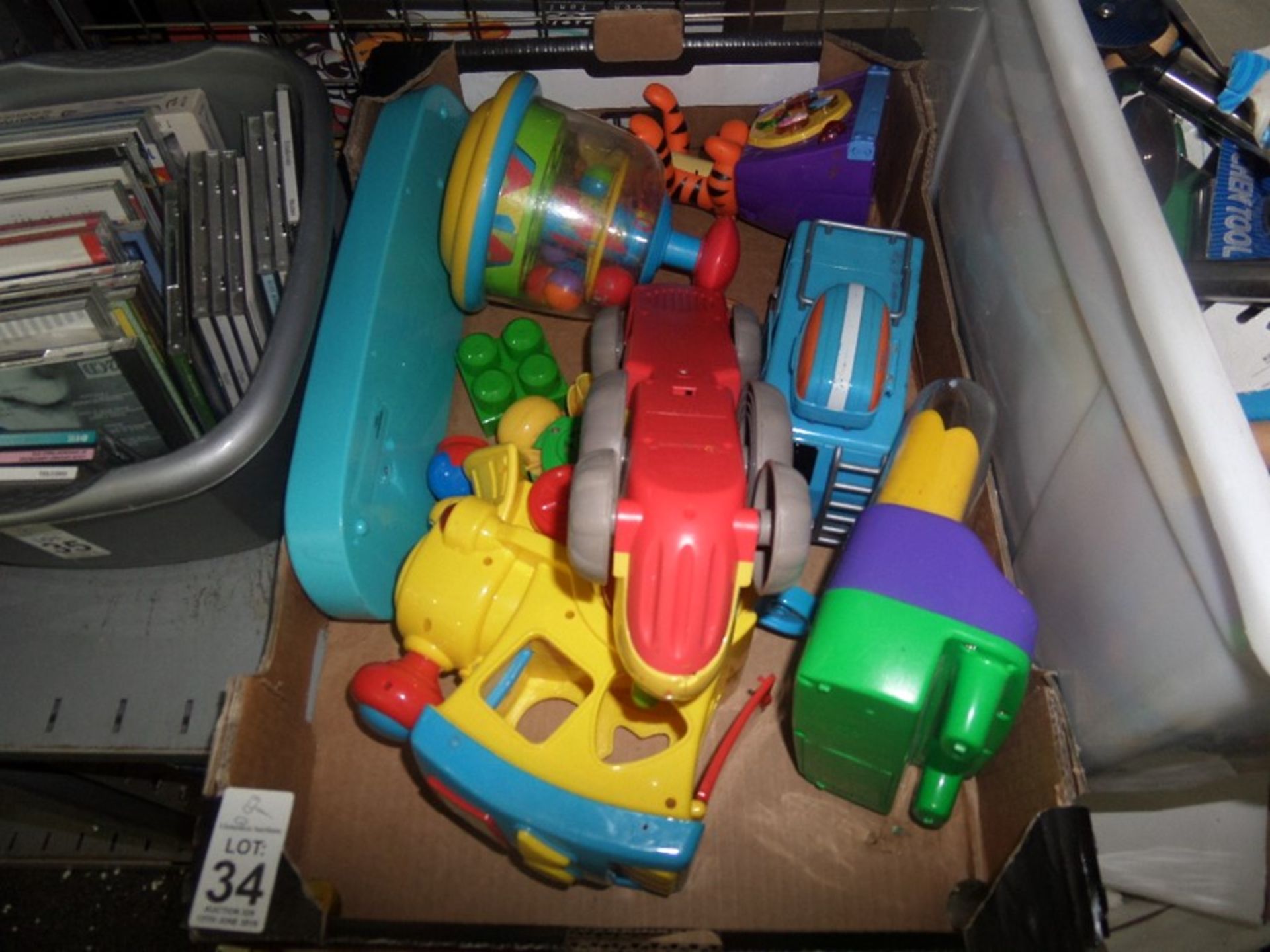 BOX OF KIDS TOYS