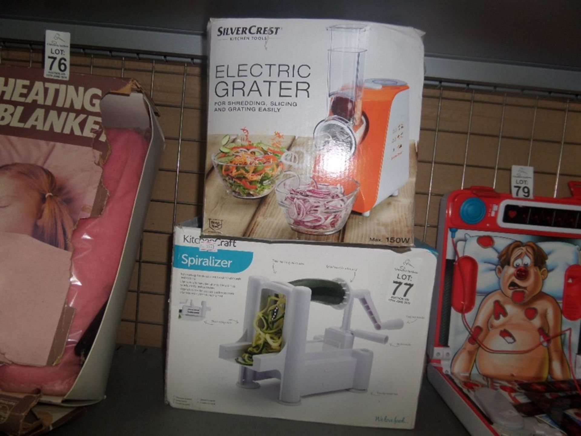 ELECTRIC GRATER AND SPIRALIZER