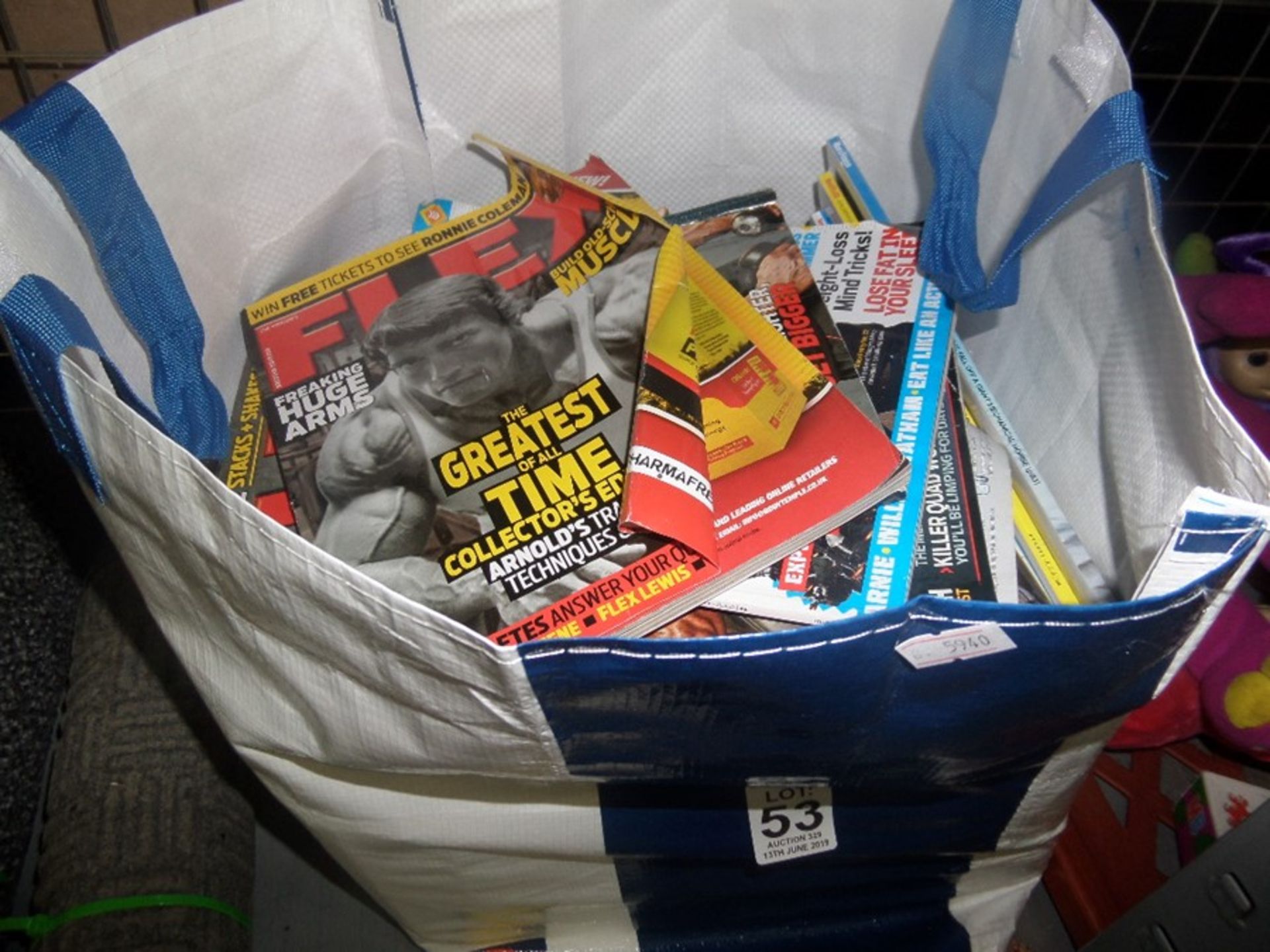 LARGE BAGS OF MEN'S MAGAZINES