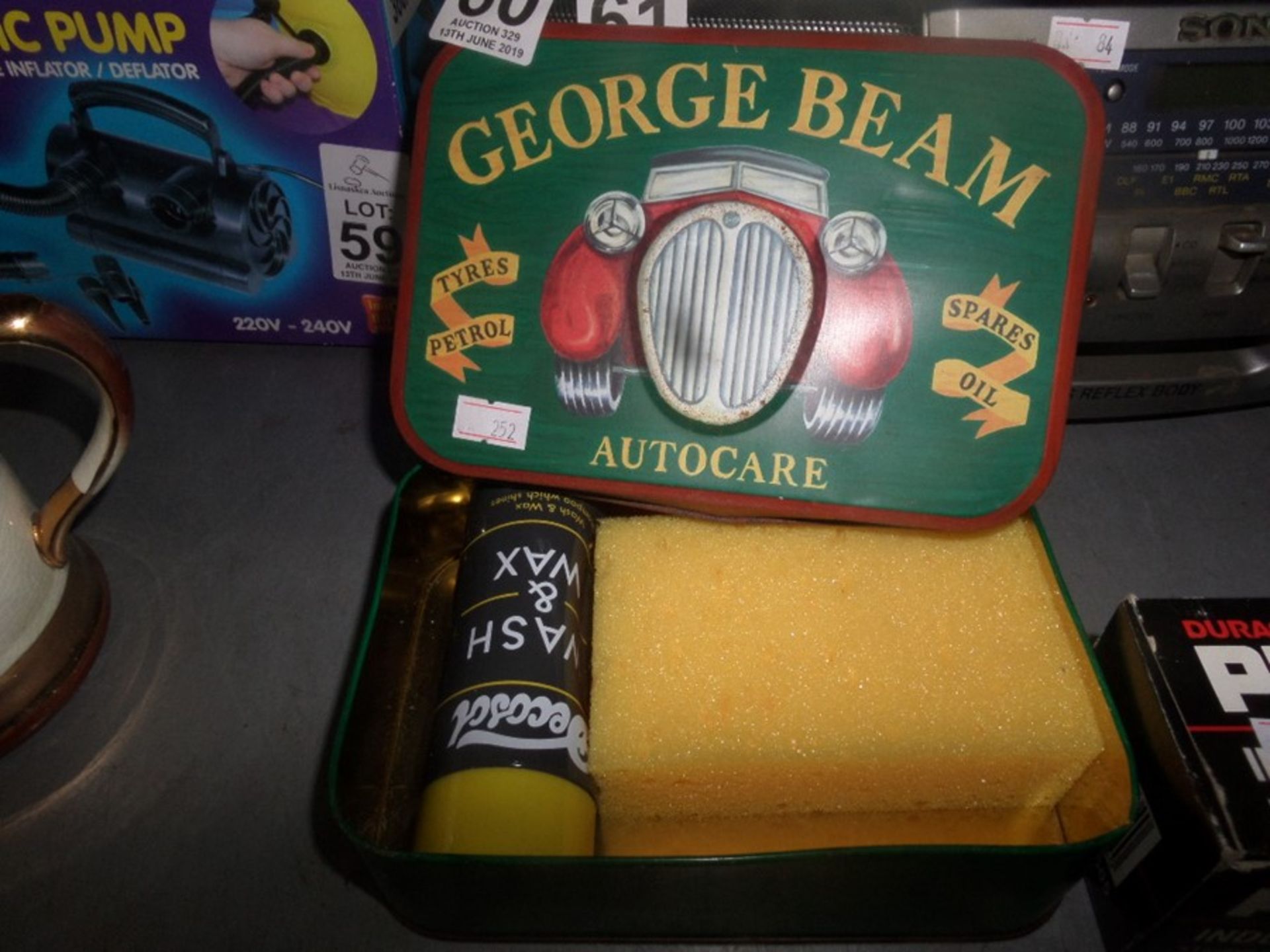 TIN OF CAR CARE PRODUCTS