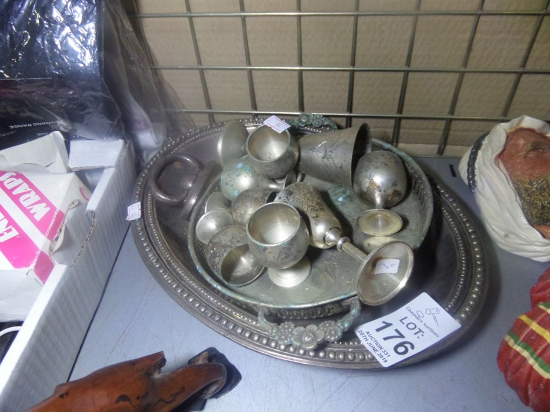 LOT OF SILVER PLATE ITEMS
