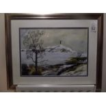 WINTER SCENE PAINTING BY MAY MALCOMSON
