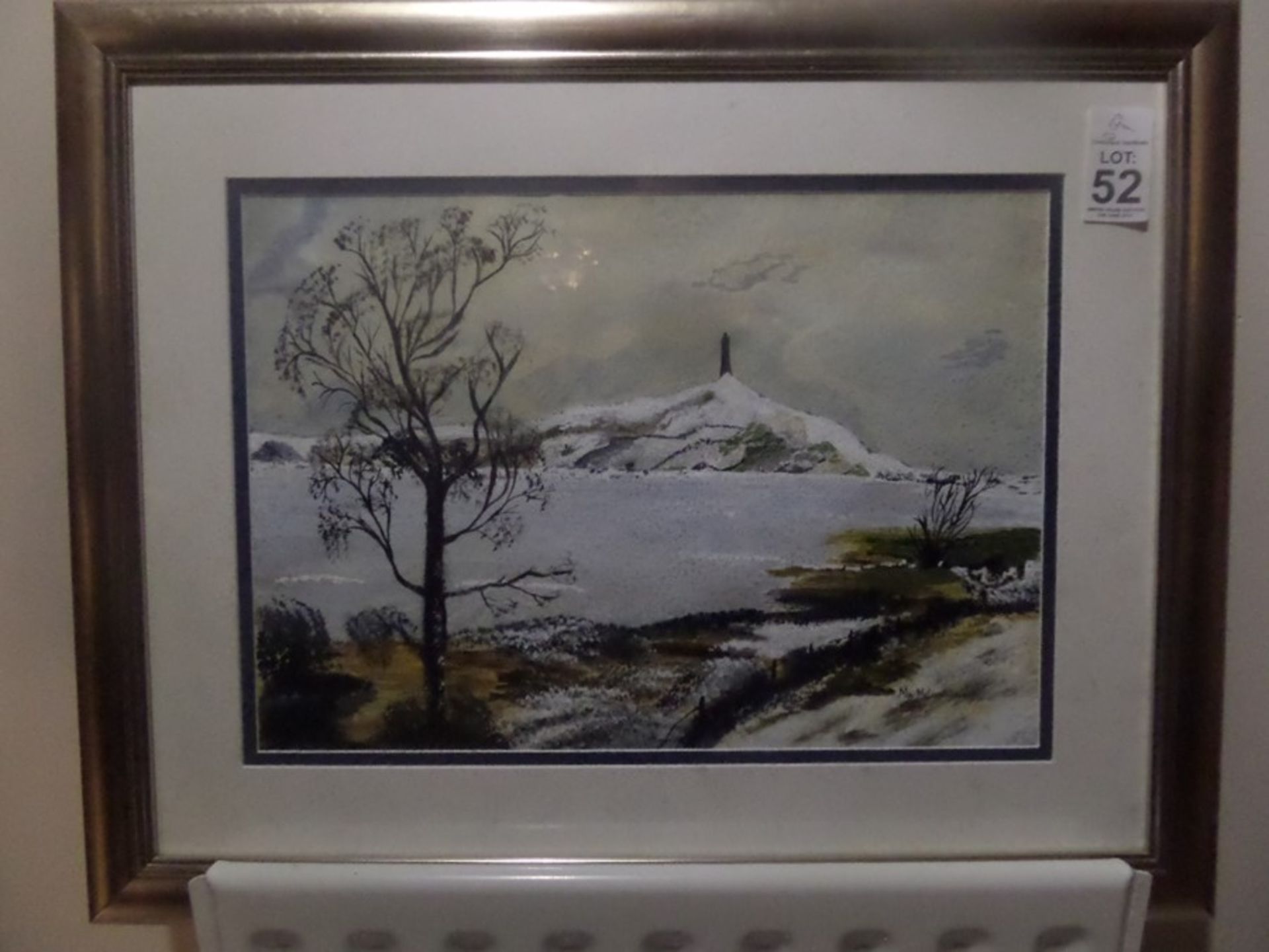 WINTER SCENE PAINTING BY MAY MALCOMSON