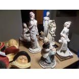 6X ASSORTED ITALIAN LADY FIGURINES