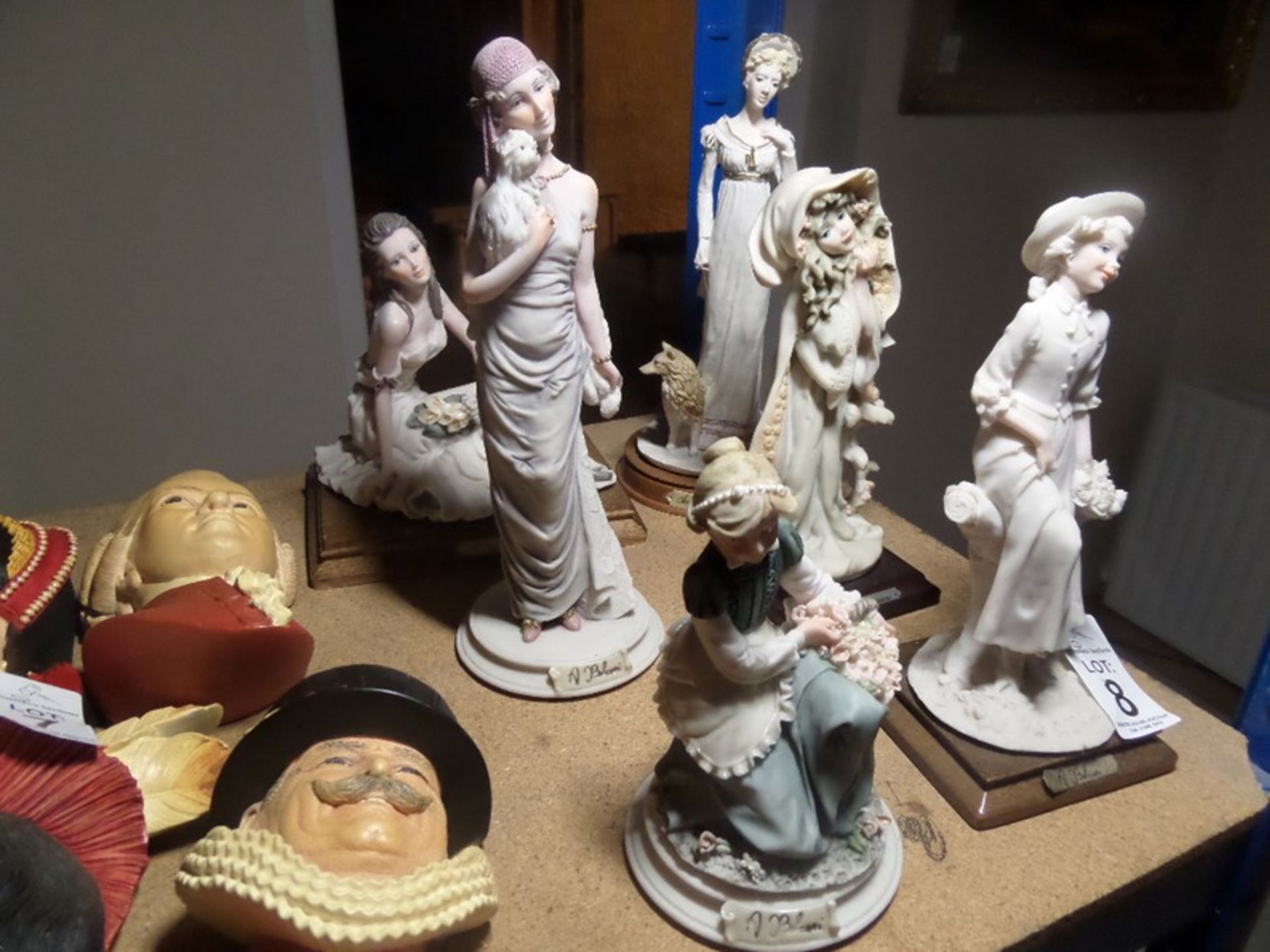 6X ASSORTED ITALIAN LADY FIGURINES