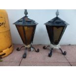 PAIR OF OUTDOOR LANTERNS