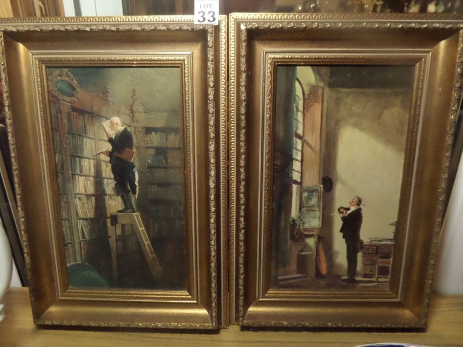 PAIR OF GILT FRAMED PRINTS