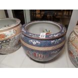 LARGE ORIENTAL FLOWER POT