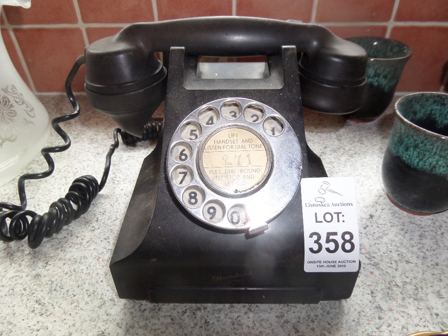 OLD BLACK STANDARD LONDON TELEPHONE
