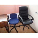 2X OFFICE CHAIRS