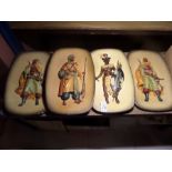 4X BOSSONS WARRIOR PLAQUES