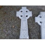 HEAVY STONE MEMORIAL CELTIC CROSS