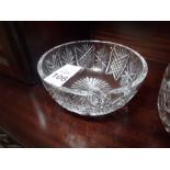 CUT GLASS BOWL