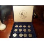 12X ASSORTED COLLECTABLE COINS IN THE HISTORIC COINS OF GREAT BRITAIN COLLECTION CASE