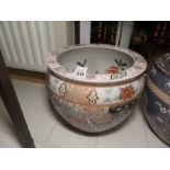 LARGE ORIENTAL FLOWER POT