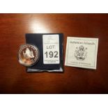 SOLOMON ISLANDS TEN DOLLAR SILVER COIN WEIGHING 31.47 GRAMMES