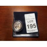 50TH ANNIVERSARY OF VE DAY COMMEMORATIVE COIN WEIGHING 9.5 GRAMMES (.925 SILVER)