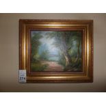 PAIR OF OIL PAINTINGS BY C. INNESS