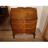 VICTORIAN WALNUT WRITING BUREAU