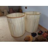 2X LARGE LAMPSHADES