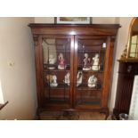 VICTORIAN ASTRAGAL DISPLAY CABINET