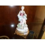 CAPODIMONTE LADY FIGURINE