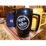 BLACK & WHITE SCOTTCH WHISKEY PUB JUG