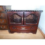 MAHOGANY TV CABINET