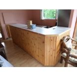 REMOVABLE PINE SHOP COUNTER